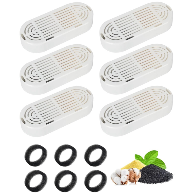6PCS Cat Water Fountain Filters 3.2L/108oz & 4L/134oz Pet Drinking Replacement Filter Foams