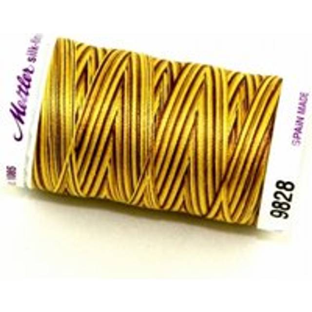 Mettler No 50 Silk Finish Multi Quilting Thread 9828 Choco Banana
