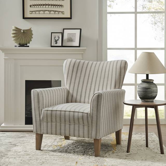 78.7cm Wide Tufted Armchair - Grey (91.4cm H X 78.7cm W X 83.8cm D)