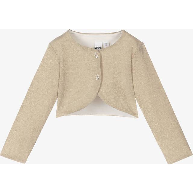 Ido Baby Girls Gold Glitter Bolero Cardigan - 24 month