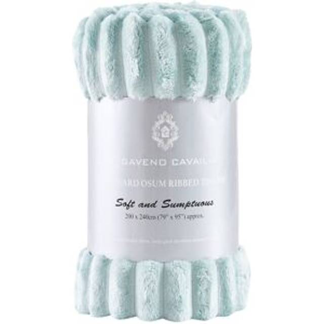 Standard Throw Blanket - Duck Egg (200cm W X 240cm L)