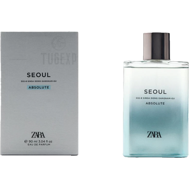 ZARA Seoul Absolute 90 ml 3.04Oz New Eau De Parfum Men Fragrance