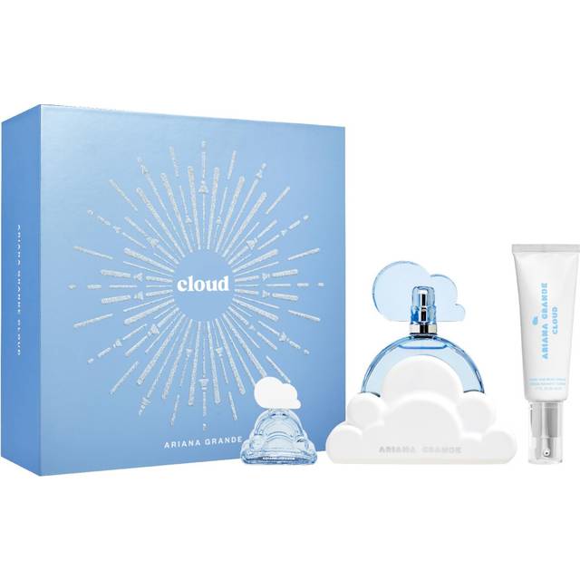 Ariana Grande Cloud Limited Edition Holiday Set - Includes Eau de Parfum  Hand and Body Cream  and Deluxe Mini Parfum