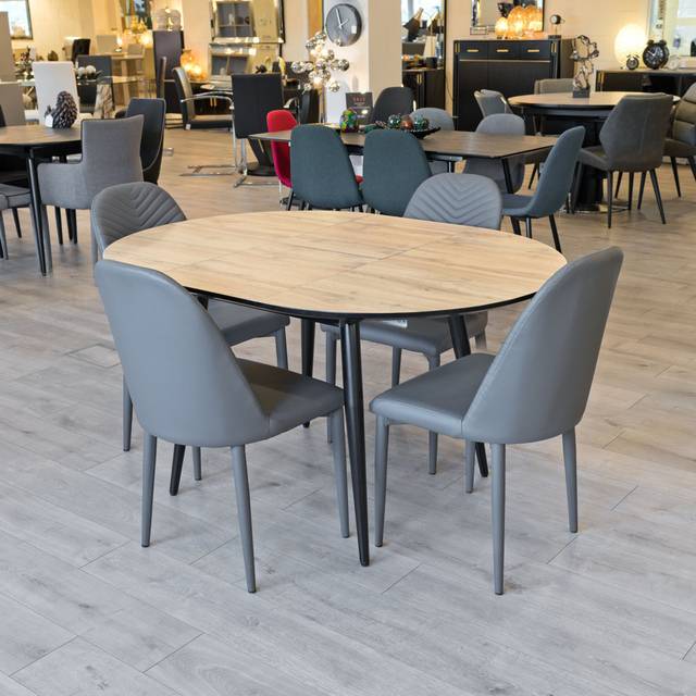 Thornton 4 Person Butterfly Leaf Dining Set Riversway - Oak (4)