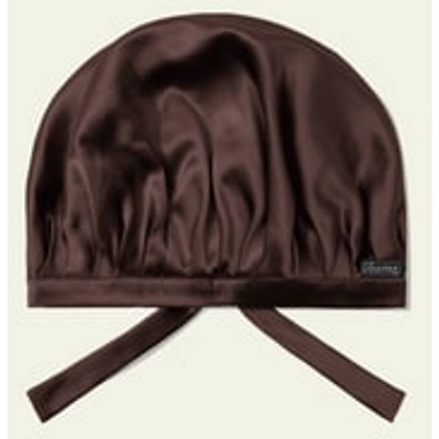 LILYSILK Silk Bonnet Premium Silk Designed For All Types Anti-Allergy United Kingdom Dark Brown