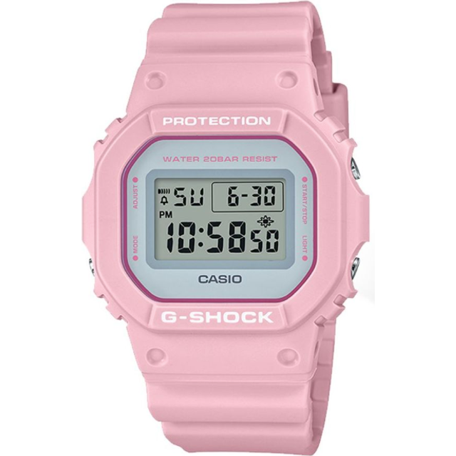CASIO G-Shock Square 'Pink' DW-5600SC-4 - Pinkred - Free