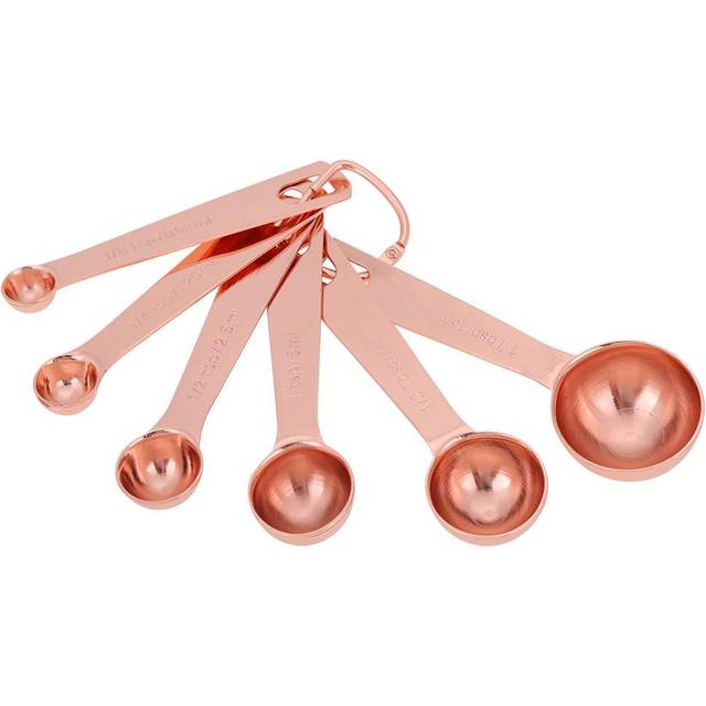 6Pcs/Set Stainless Steel Measuring Spoons Dry & Liquid Ingredients Cooking Baking Tool