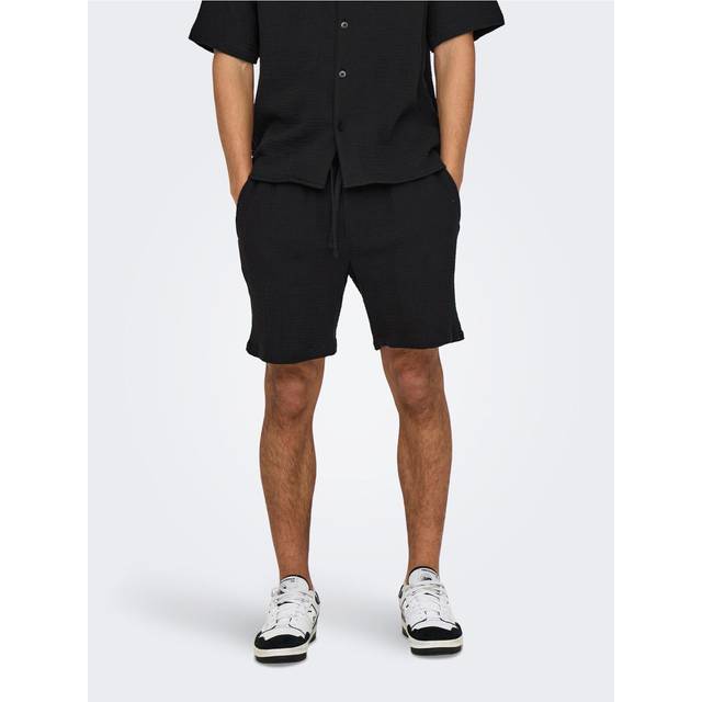 ONLY & SONS - Shorts onsTel-Pas 0158 Shorts - Svart