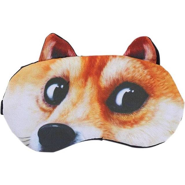Cute 3D Animal Sleep Mask Cat Dog Eye Mask Eyeshade for Kids Girls Women Adults (Siberian Husky)
