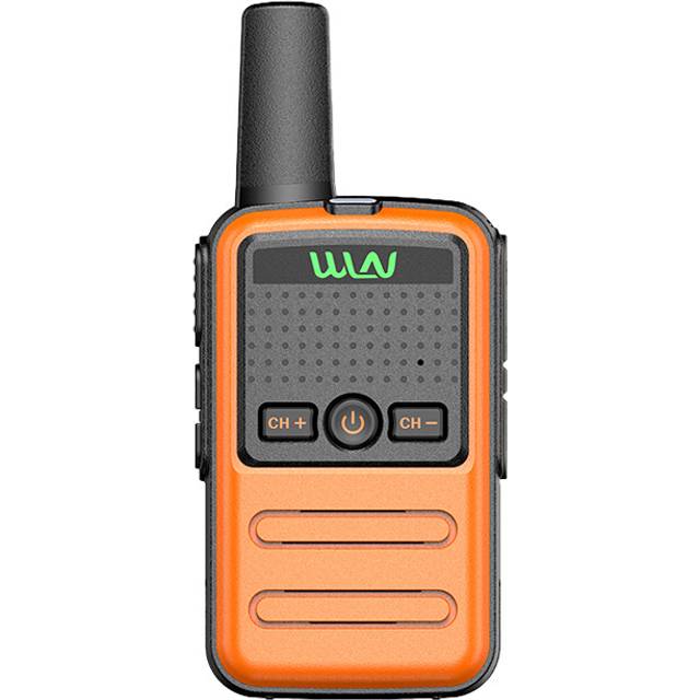 (Standard-Orange) Mini Walkie Talkie WLN KD-C56B Portable Two Way Radio UHF 400-470MHz 16CH Long Range Handheld Transceiver