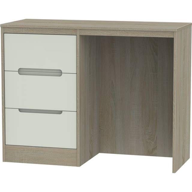 Fully Assembled Grety Dressing Table - Darkolino (78.8cm H X 93cm W X 41.5cm D)
