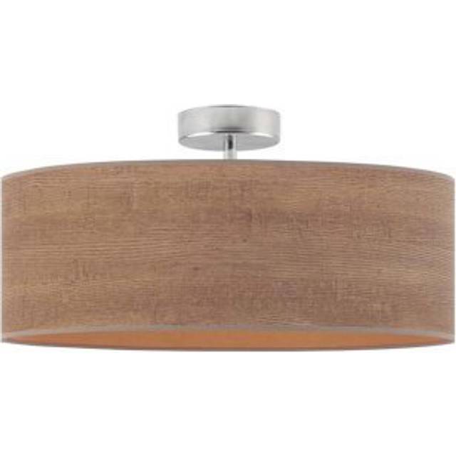 Bisono-Miro 3 - Light 50cm Semi Flush Mount - Oak (30cm H X 50cm W X 50cm D)