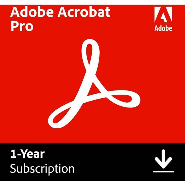 Adobe Acrobat Pro Software 1 Year Digital Download