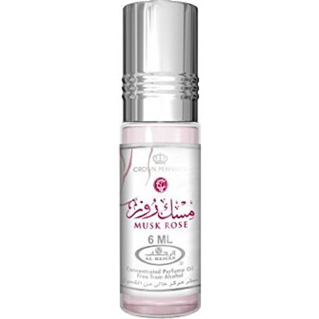Al Rehab Musk Rose Concentrated Perfume Oil for Women  0.2 Ounce / 6ml