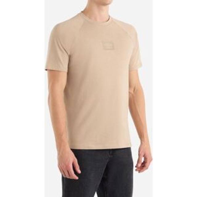 Layered Box Logo T-Shirt - Taupe
