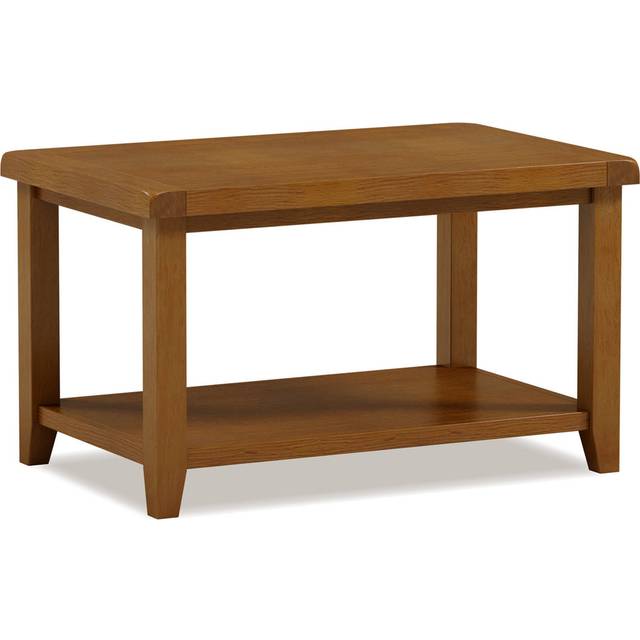 Churchwell Coffee Table with Storage - Oak Wood (50cm H X 85cm W X 55cm D)