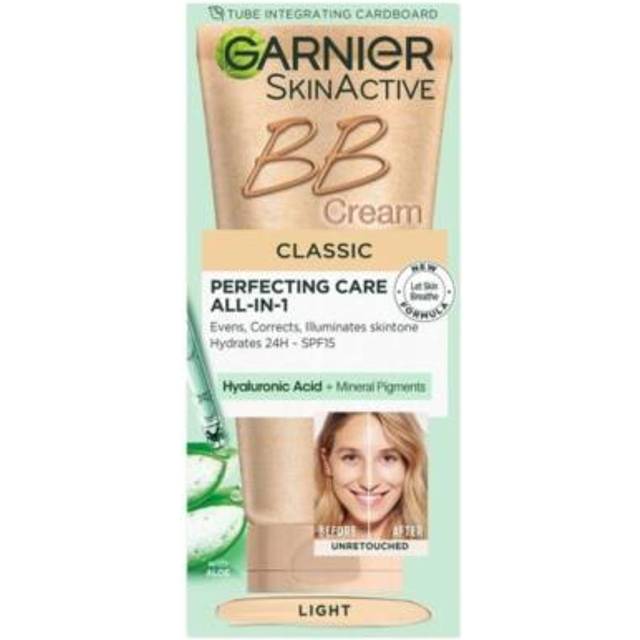 3 x garnier skin active bb cream classic spf15 light 50ml