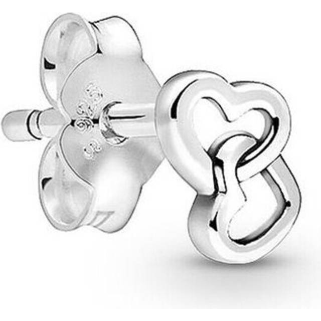 (as the picture) New Sterling Silver 925 Earrings Starfish Asymmetric Heart Stud Earrings For Women Girl Gift S925 Original Fashion Jewelry