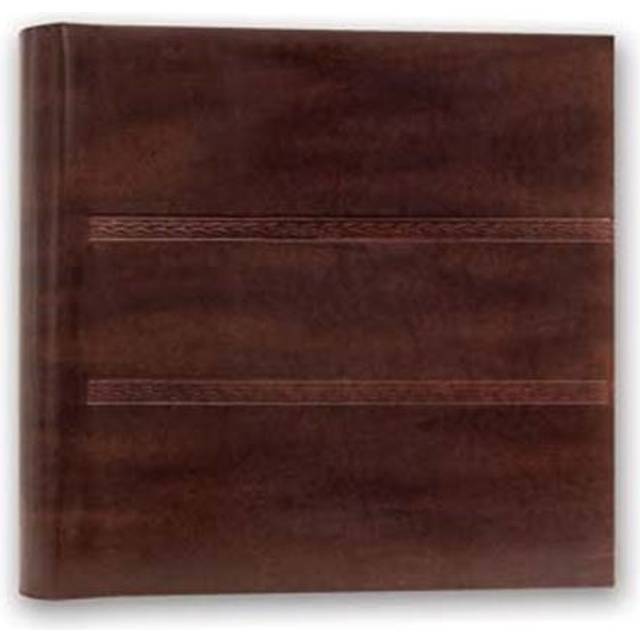 Matrimonio traditional brown wedding photo album - 12.5" square overall