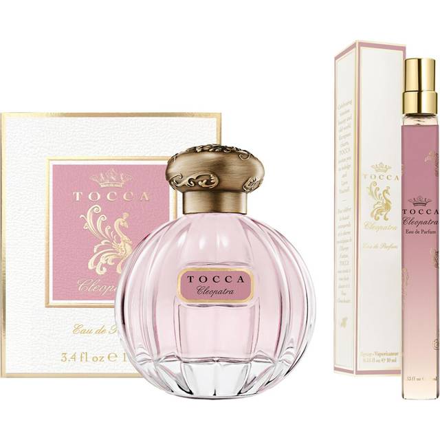 Tocca Cleopatra Perfume Set for Women  100 ml (3.38 oz) + 10 ml (0.34 oz) - Warm Floral  Grapefruit  Jasmine  Vanilla Musk ($172 Value)