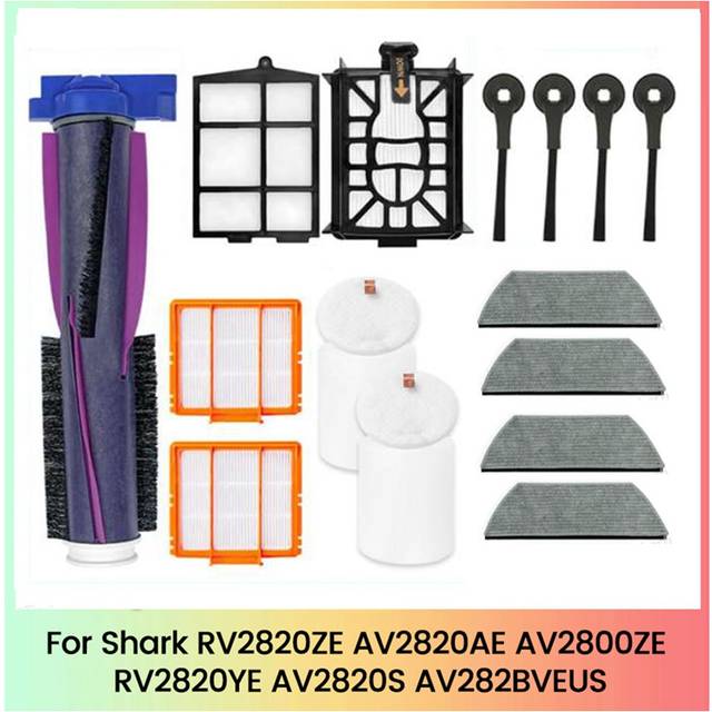 For RV2820ZE AV2820AE AV2800ZE RV2820YE AV2820S AV282BVEUS Vacuum Main Side Brush Foam Primary Filter Mop Pad