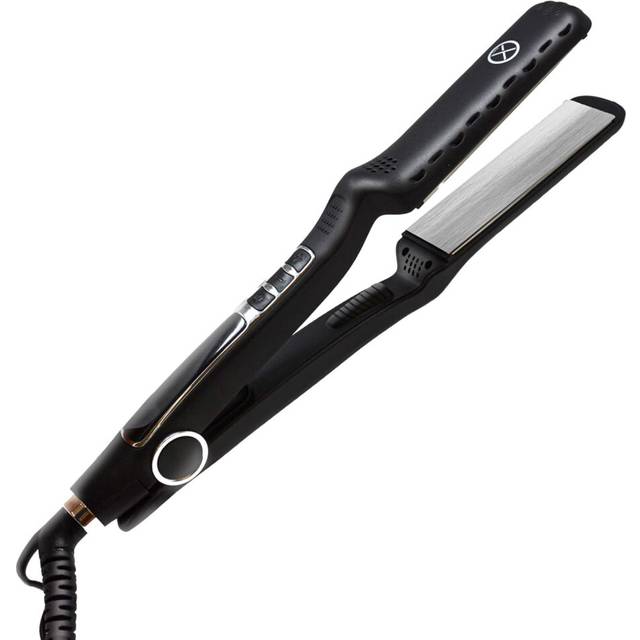 PRO Classic Black Titanium Plate Flat Iron Hair Straightener 15 Inch 450