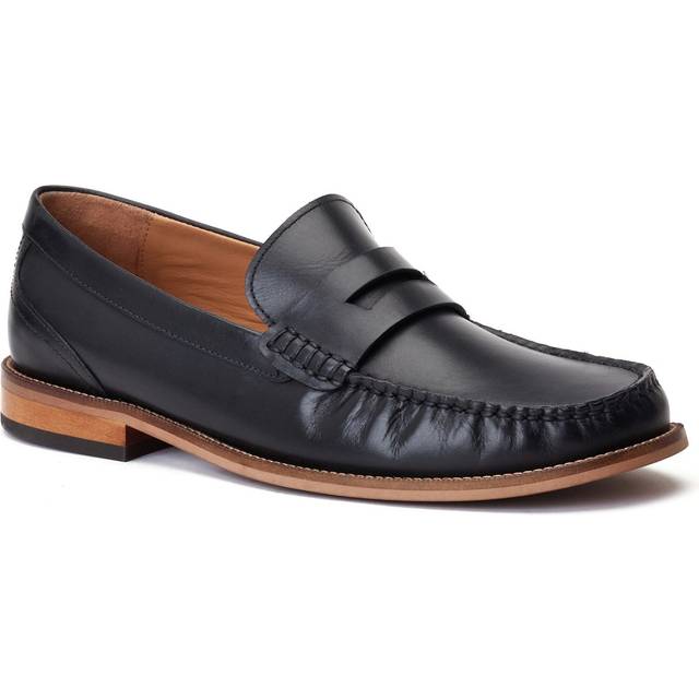 Base London Mens Garfield Penny Leather Loafers UK Size 12 (EU 46)