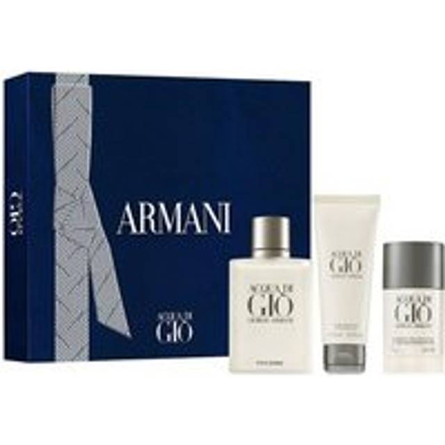 Giorgio Armani Acqua Di Gio Gift Set 100ml Eau De Toilette + 75ml Aftershave Balm + 75ml Deodorant Stick