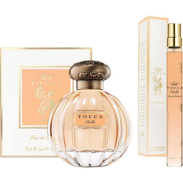 Tocca Stella Perfume Set for Women  100 ml (3.38 oz) + 10 ml (0.34 oz) - Fresh Floral  Blood Orange  Freesia  Spicy Lily ($172 Value)