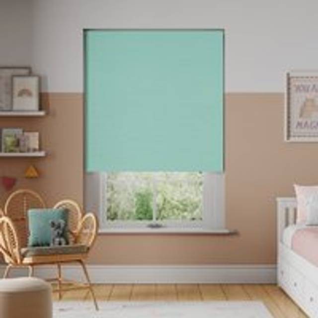 Solar Blackout Roller Blind - Aqua