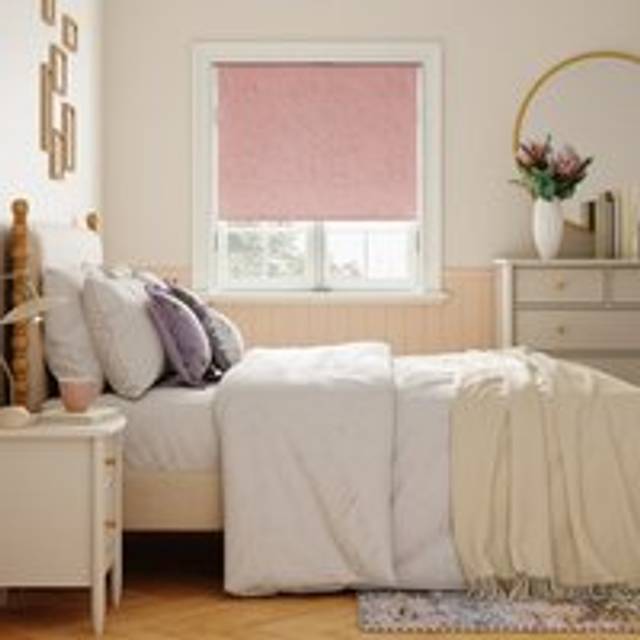 Luna Blackout Roller Blind - Rose