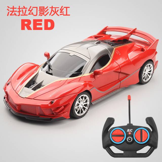 (X) Rc Car Fast with Led Light 2.4g Radio Remote Control Sports Cars Stunt High-Speed Drift Racing Electric