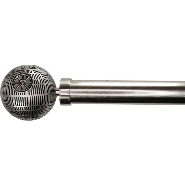 Star Wars Death Star Finial Pair - Satin Steel