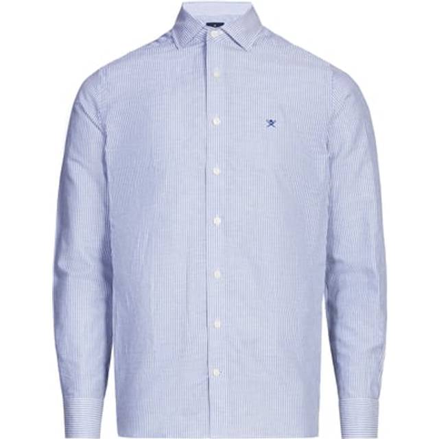 Hackett London Linen Cotton Bengal Stripe Tailored Fit Shirt