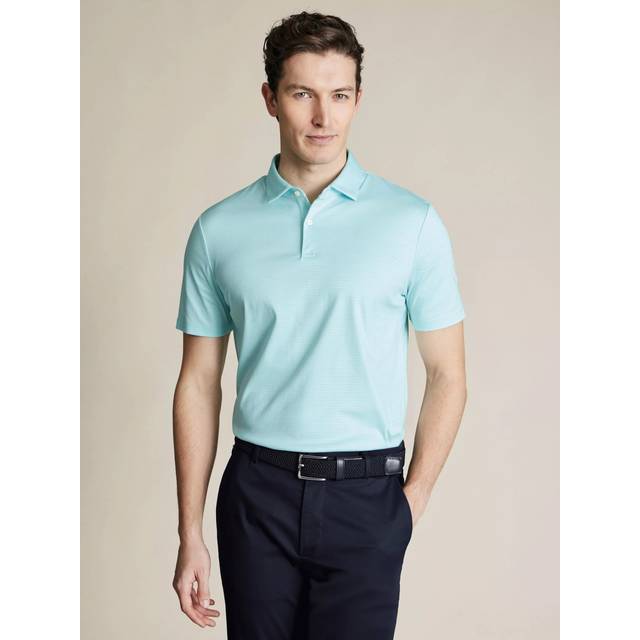 Charles Tyrwhitt Stripe Cotton Polo Shirt