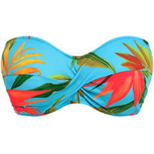 Pichola Bandeau Bikini Top - Blue - 38G