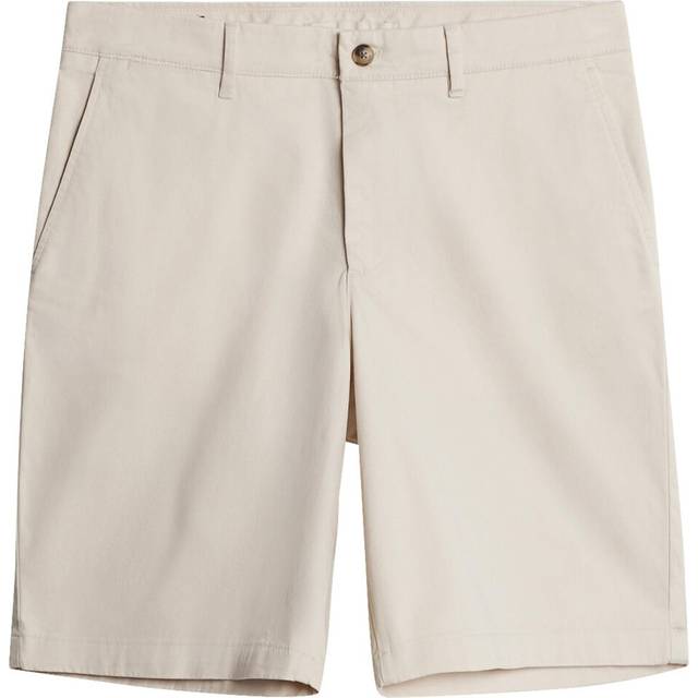 J.Lindeberg Shane Cloud Satin Shorts, Natural Cream