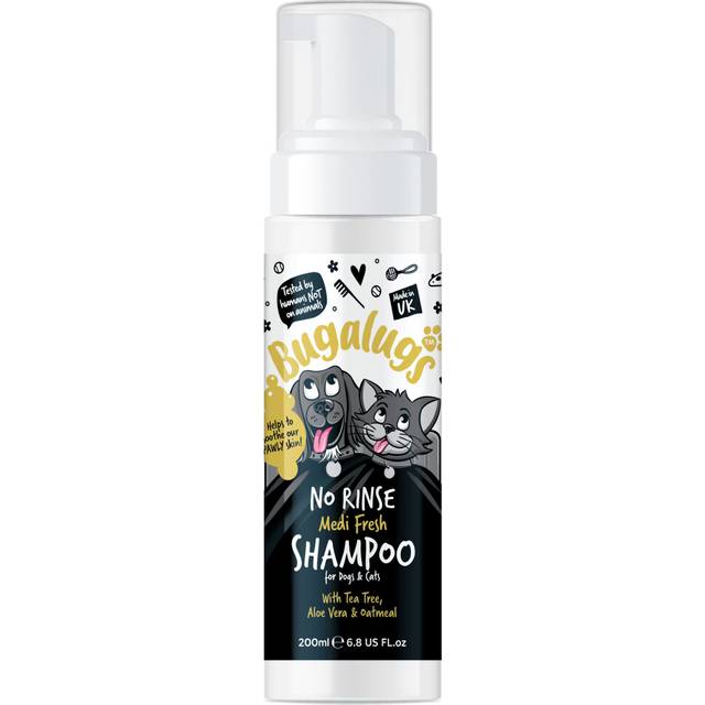 BUGALUGS Dog & Cat Shampoo Itchy Skin, Medi Fresh Natural Safe Sensitive Formula
