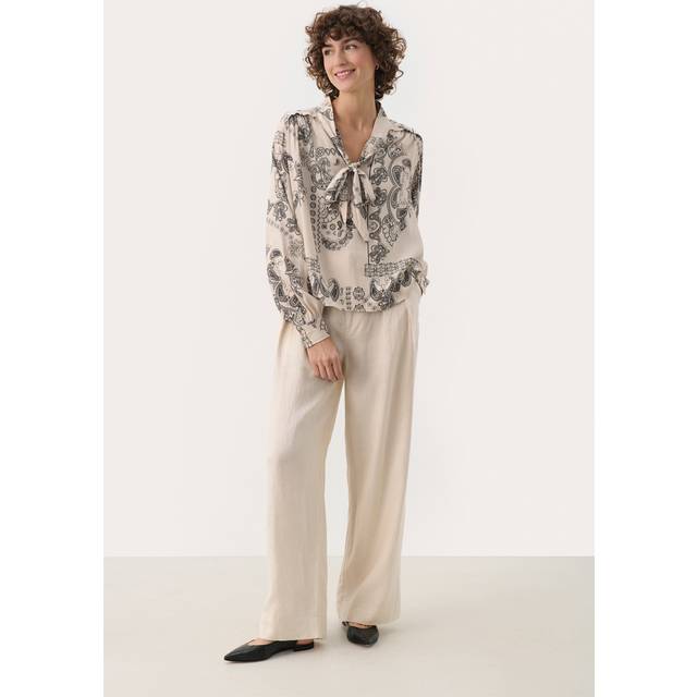 Part Two Najia Paisley Blouse, French Oak