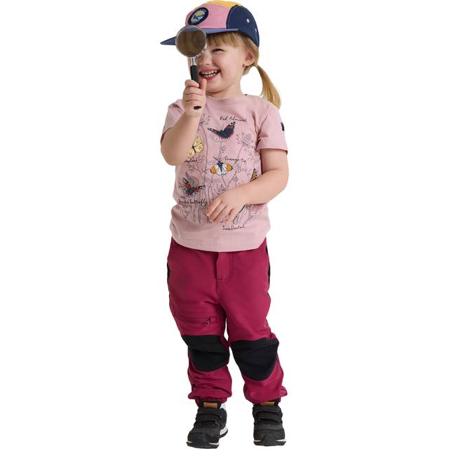Polarn O. Pyret Kids' Butterfly T-Shirt, Pink