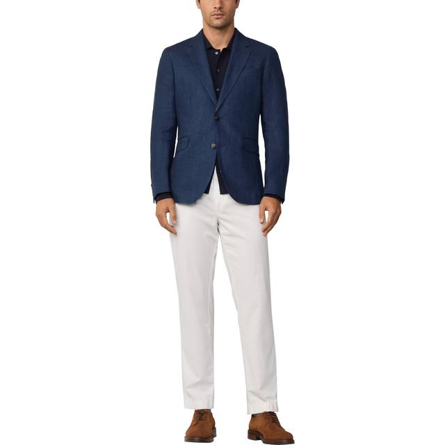 Hackett London Linen Delave Hopsack Blazer