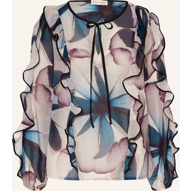 Phase Eight Cosmos Silk Blouse - 14, Multi-Coloured