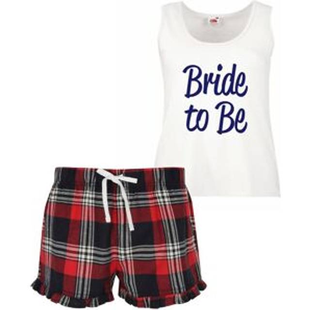 Bride To Be Pyjama Set - Red - L