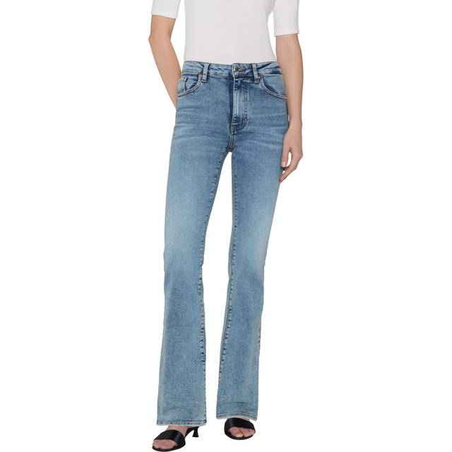 FRAME The Reboot High Rise Bootleg Jeans, Blue