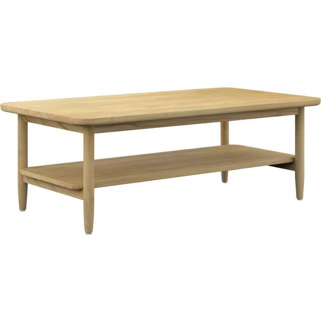 Daro Dorchester/Martinique Rectangular Wood Coffee Table, Light Oak Wash
