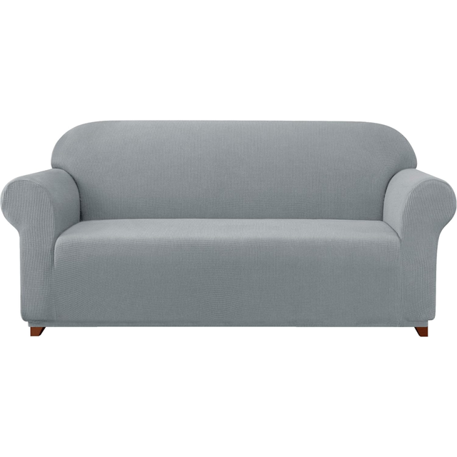 subrtex 1-Piece Stretch Sofa Cover 3-Seaters Spandex Jacquard Fabric
