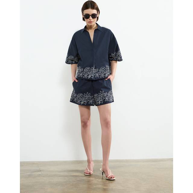 French Connection Alissa Cotton Shorts