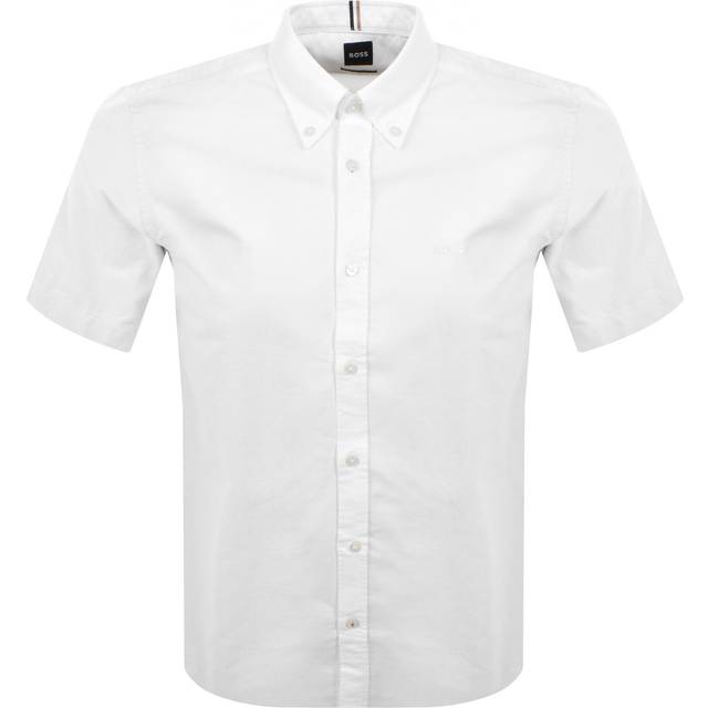 BOSS Cotton Regular Fit Shirt, White