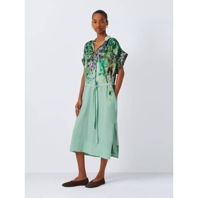 John Lewis Wild Bloom Cotton Blend Dress