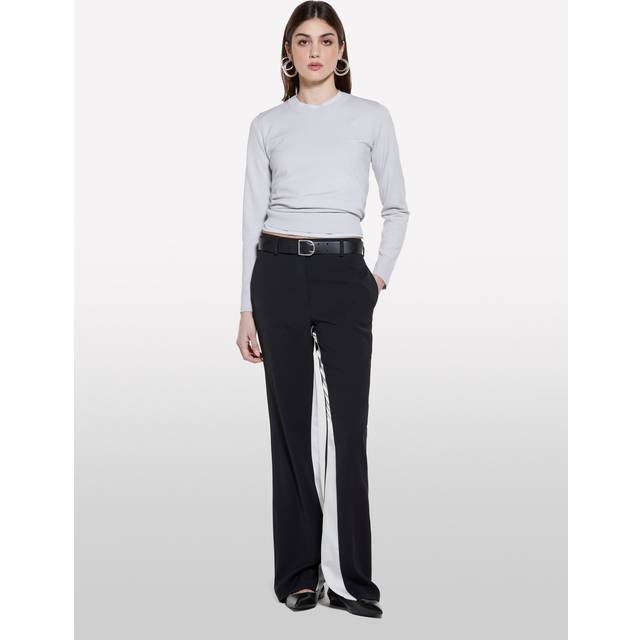 SISLEY Crew Neck Sweater, Light Grey